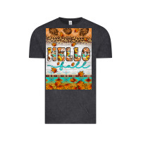 Vintage Black Hello fall Vintage Tee - Artiststas