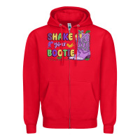 Red shake your bootie mardi gras Zipper Hoodie - MaliasSmallBusiness