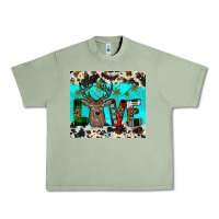Oil Green christmas love Urban Heavy Tee - JahusDesignShop