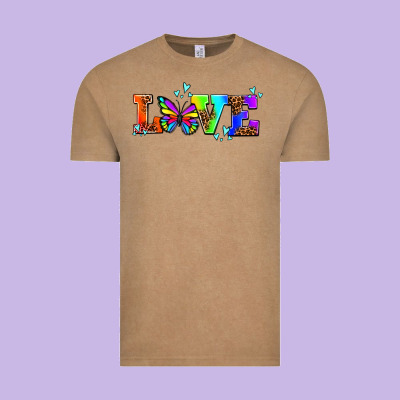 Pride Love Butterflies Vintage Tee Designed By Adodesignshop
