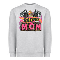 Heather Grey racing mom with racing oto equipment Heavyweight Sweatshirt - AdoDesignShop