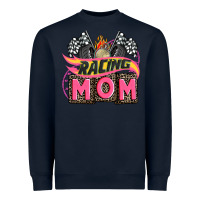 Navy racing mom with racing oto equipment Heavyweight Sweatshirt - AdoDesignShop