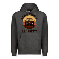 Charcoal Heather Stay Trippy Lil Hippy Premium Hoodie - Bettercallsaul
