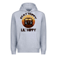 Heather Grey Stay Trippy Lil Hippy Premium Hoodie - Bettercallsaul