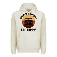Oatmeal Heather Stay Trippy Lil Hippy Premium Hoodie - Bettercallsaul