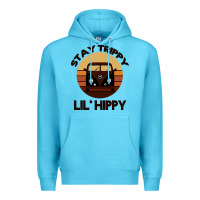 Ocean Blue Stay Trippy Lil Hippy Premium Hoodie - Bettercallsaul