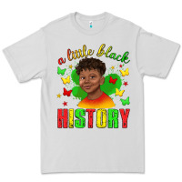 Dove Grey a little black history with boy juneteenth Premium Tee - texasbilliewilder