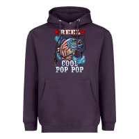 Plum reel cool pop pop american flag bass Heavyweight Hoodie - LillyAllenDesigns