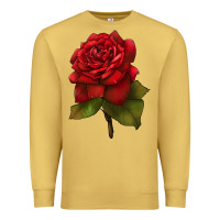 Antique Gold Oklahoma Rose Illustrations Premium Sweatshirt - LillyAllenDesigns