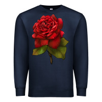 Navy Oklahoma Rose Illustrations Premium Sweatshirt - LillyAllenDesigns