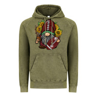 Vintage Olive football gnome Vintage Hoodie - RacoonDesign