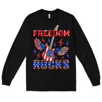 Black freedom rocks Long Sleeve Tee - NancyCooperArtShop