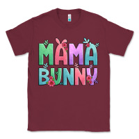 Burgundy easter floral mama bunny Classic Tee - Artiststas
