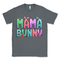 Charcoal Heather easter floral mama bunny Classic Tee - Artiststas