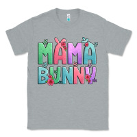 Heather Grey easter floral mama bunny Classic Tee - Artiststas