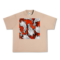 Burro flying ghosts seamless pattern Urban Heavy Tee - BundleAndBundleShop