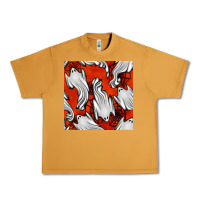 Peanut Butter flying ghosts seamless pattern Urban Heavy Tee - BundleAndBundleShop