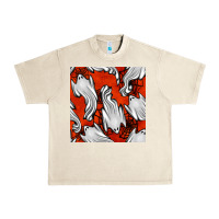 Sandshell flying ghosts seamless pattern Urban Heavy Tee - BundleAndBundleShop