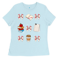 Baby Blue teacher Ladies Tee - JahusDesignShop
