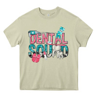 Mossy dental squad with cowhide Heavy Core Tee - texasbilliewilder