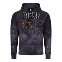 Cloud Black tired as a mother Vintage Hoodie - CowhideDigitalArt