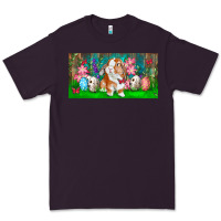 Plum Spring Easter Bunny Premium Tee - RanaPortraitStore