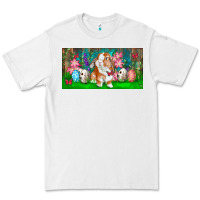 White Spring Easter Bunny Premium Tee - RanaPortraitStore
