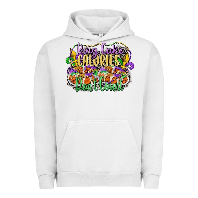 King Cake Calories Dont Count Urban Hoodie by CowGirlArtShop | Teevron