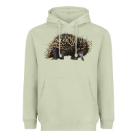 Matcha short beaked echidna Heavyweight Hoodie - LillyAllenDesigns