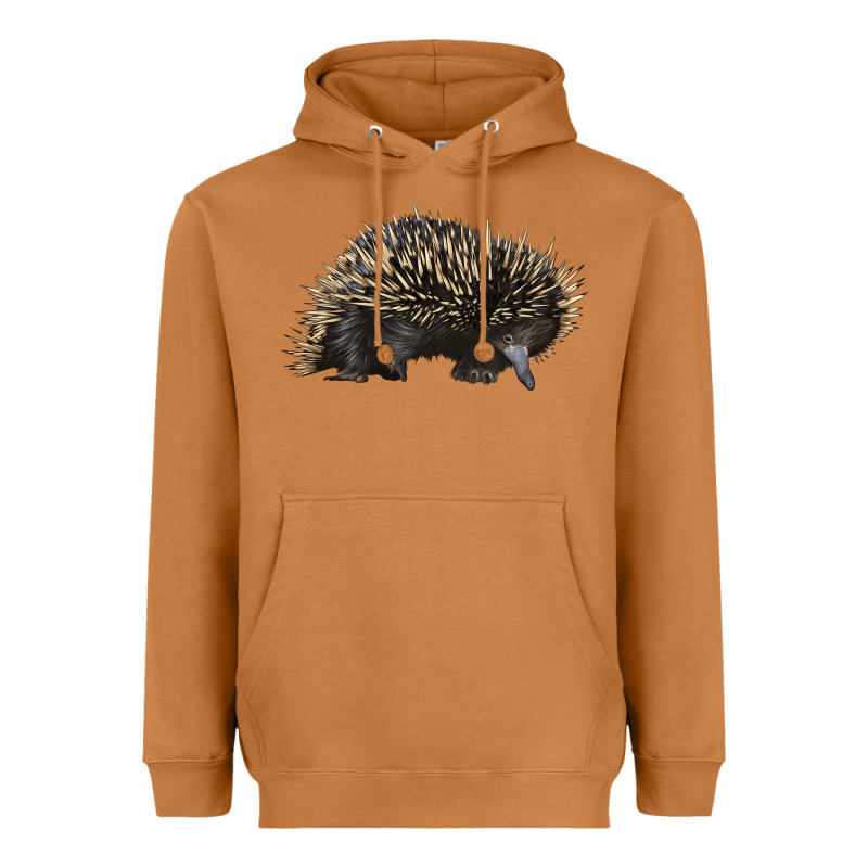 Short Beaked Echidna Heavyweight Hoodie by LillyAllenDesigns | Teevron