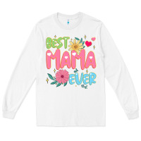 White best mama ever Long Sleeve Tee - JahusDesignShop