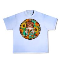 Grape Ice fall gnomes round earrings 2 Urban Heavy Tee - Artiststas
