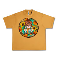 Peanut Butter fall gnomes round earrings 2 Urban Heavy Tee - Artiststas