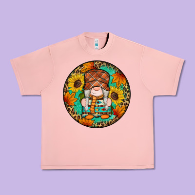 Fall Gnomes Round Earrings 2 Urban Heavy Tee Designed By Artiststas