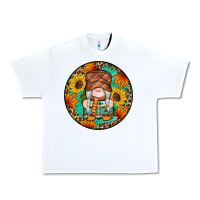 White fall gnomes round earrings 2 Urban Heavy Tee - Artiststas