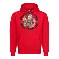 Red would ya look at that my last flying fuck Zipper Hoodie - MaliasSmallBusiness