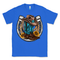 True Royal western horseshoe boots hat rope sunflower Classic Tee - AdoDesignShop