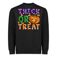 Black Thick Or Treat Heavyweight Sweatshirt - Artiststas