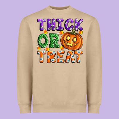 Thick Or Treat Heavyweight Sweatshirt Designed By Artiststas