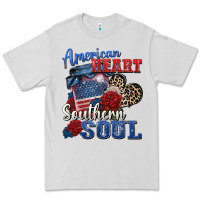 Dove Grey american heart southern soul Premium Tee - Zillion Design Studio