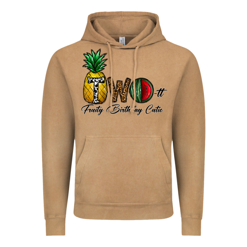 Two Fruity Birthday Cutie Vintage Hoodie by CowhideDigitalArt | Teevron