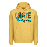 Antique Gold love thanksgiving turkey Premium Hoodie - RanaPortraitStore