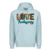 Blue Mist love thanksgiving turkey Premium Hoodie - RanaPortraitStore
