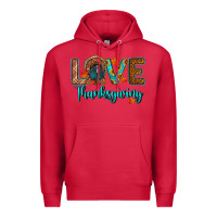 Cardinal love thanksgiving turkey Premium Hoodie - RanaPortraitStore