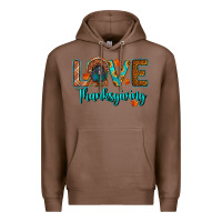 Chestnut love thanksgiving turkey Premium Hoodie - RanaPortraitStore
