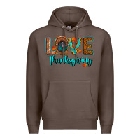 Coffee love thanksgiving turkey Premium Hoodie - RanaPortraitStore