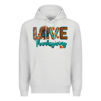 Dove Grey love thanksgiving turkey Premium Hoodie - RanaPortraitStore