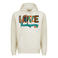 Oatmeal Heather love thanksgiving turkey Premium Hoodie - RanaPortraitStore