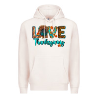 Pale Pink love thanksgiving turkey Premium Hoodie - RanaPortraitStore