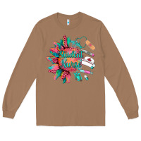 Toasted Coconut western student nurse medical instruments Long Sleeve Tee - BarkalooDesign